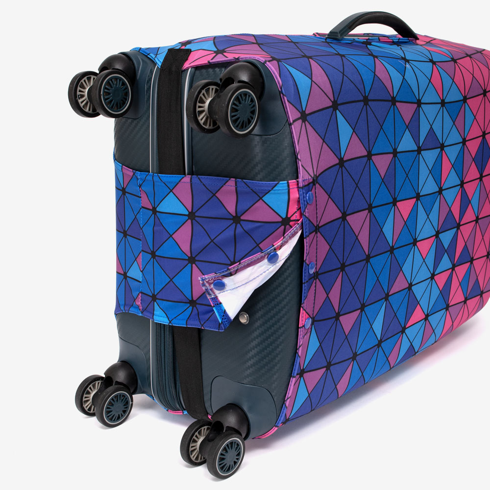 Калъф за куфар ENZO NORI модел COLORS размер M еластичен текстил