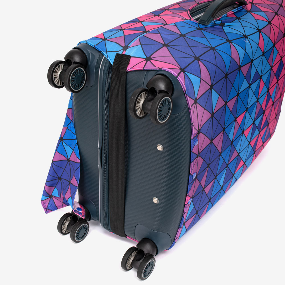 Калъф за куфар ENZO NORI модел COLORS размер M еластичен текстил