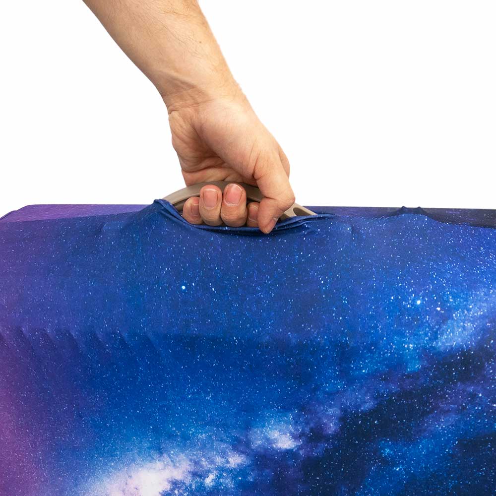 Калъф за куфар ENZO NORI модел GALAXY размер M еластичен текстил