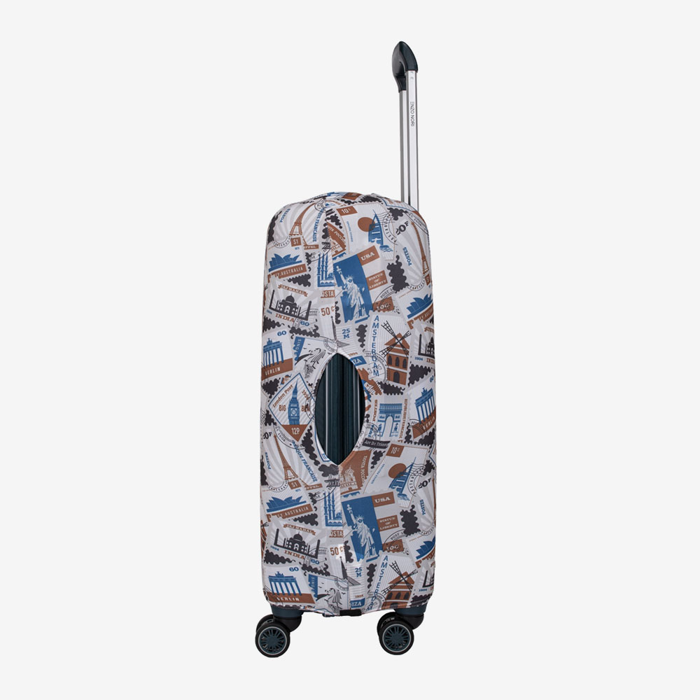 Калъф за куфар ENZO NORI модел MARKS размер S еластичен текстил