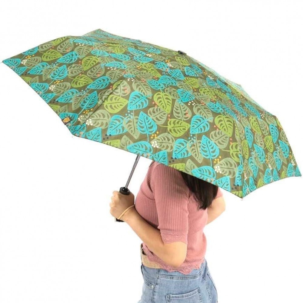 Автоматичен чадър CLIMA C-COLLECTION модел LEO с UV защита и олекотена конструкция цвят зелен