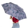 Дамски чадър CLIMA C-COLLECTION модел FLORES с ветроустойчива и олекотена конструкция цвят син-лилав