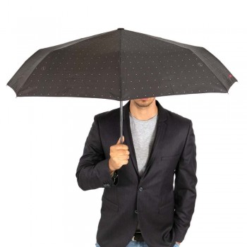 Автоматичен мъжки чадър CLIMA BISETTI модел ESTRELLAS черен