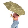 Автоматичен чадър CLIMA BISETTI модел RAMA с UV защита зелен