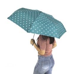 Автоматичен чадър CLIMA BISETTI модел RAMA с UV защита светло син