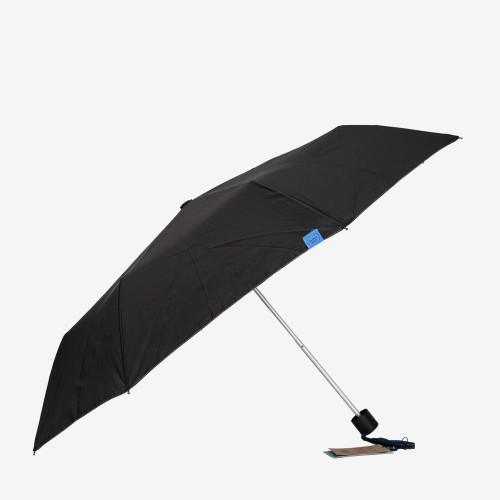 Чадър модел STORMY олекотен полиестер черен със синьо