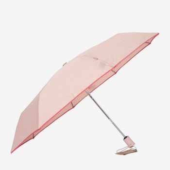 Дамски чадър модел BRILLANTE с UV защита розова пудра
