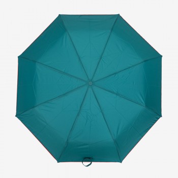 Дамски чадър модел GEORGIE олекотен UV защита зелен-червен