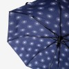 Дамски чадър модел DOT ветроустойчив с UV защита син