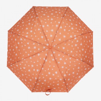 Дамски чадър модел ARIEL ветроустойчив с UV защита корал