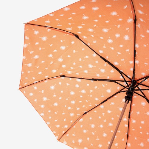 Дамски чадър модел ARIEL ветроустойчив с UV защита корал