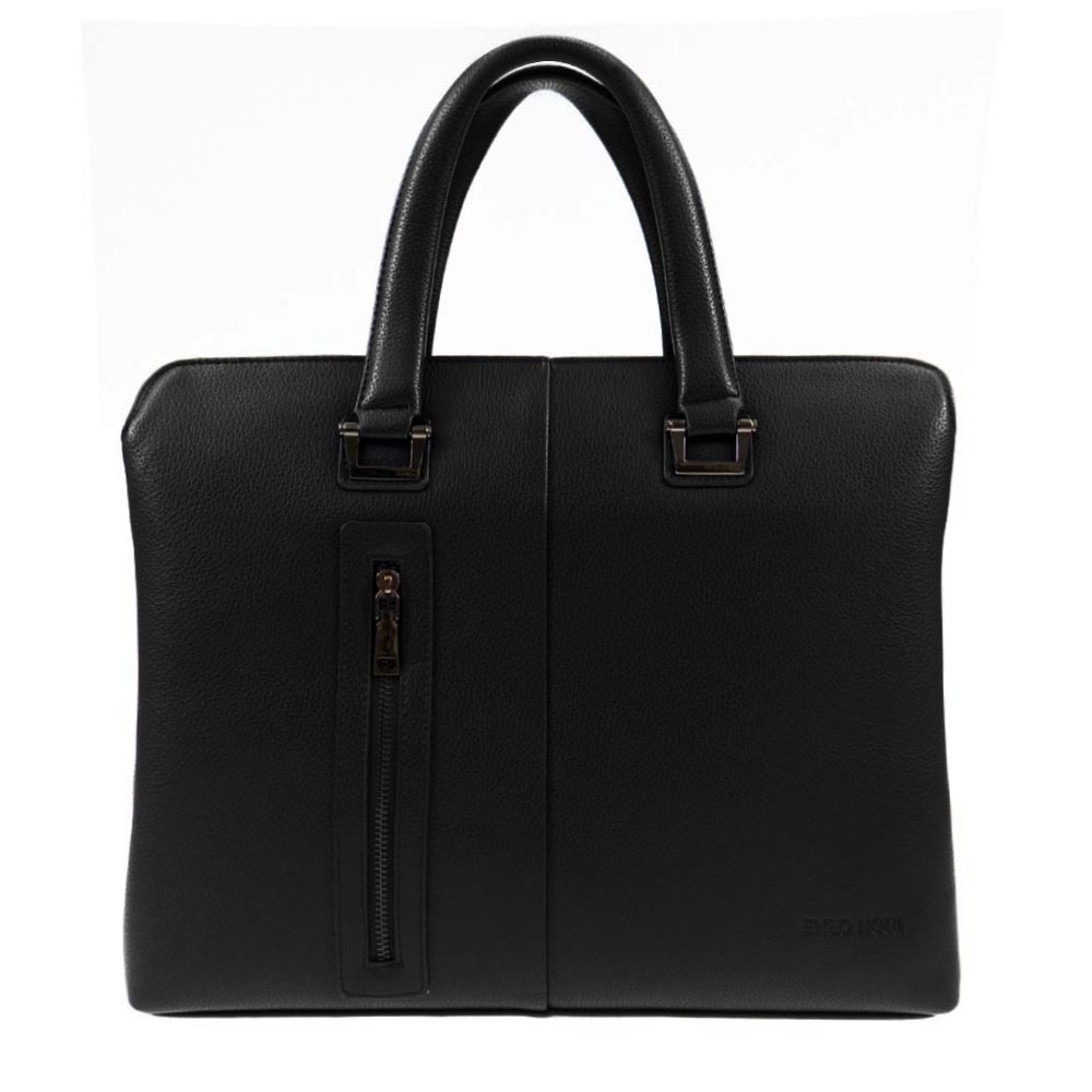 Дамска бизнес чанта ENZO NORI модел INES еко кожа черен