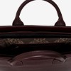 Дамска бизнес чанта ENZO NORI модел LULU естествена кожа бордо