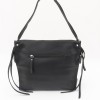 Нестандартна дамска чанта от висококачествена еко кожа ENZO NORI модел ADELINE цвят черен