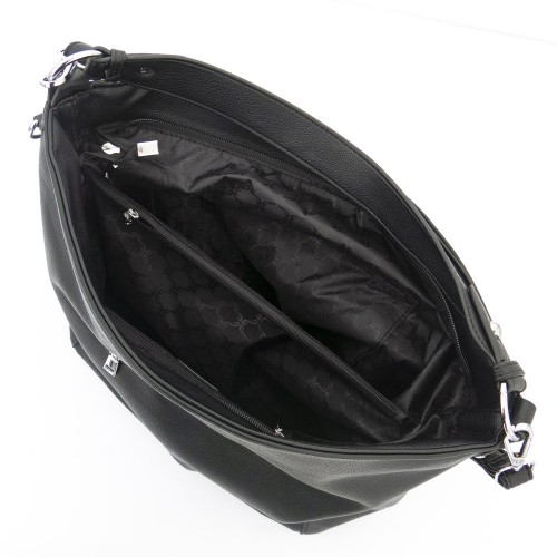 Дамска чанта ENZO NORI модел GARZA еко кожа черен