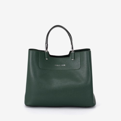 Дамска чанта модел RACHEL еко кожа зелен