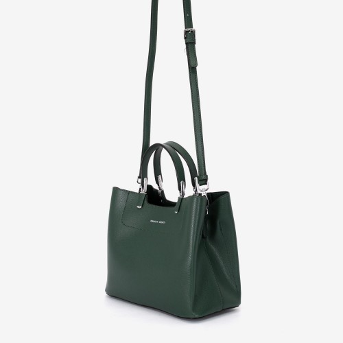 Дамска чанта модел RACHEL еко кожа зелен
