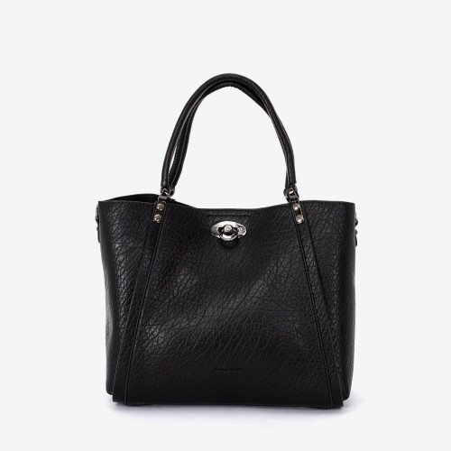 Дамска чанта модел MACA еко кожа черен