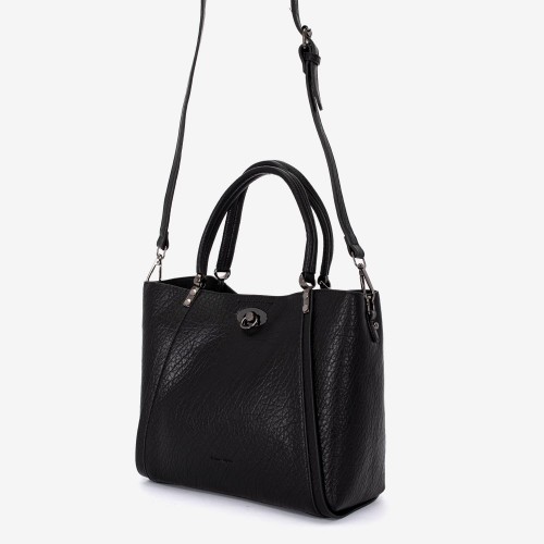 Дамска чанта модел MACA еко кожа черен