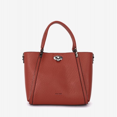 Дамска чанта модел MACA еко кожа червен