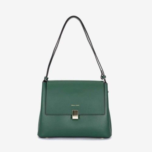 Дамска чанта модел WILDE еко кожа зелен