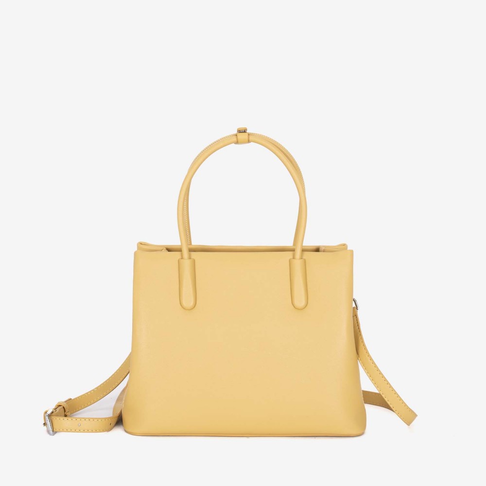 Дамска чанта модел RUME еко кожа жълт