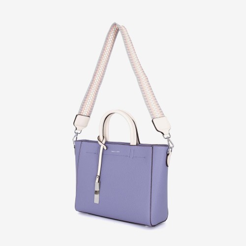 Дамска чанта модел PATTY еко кожа лилав