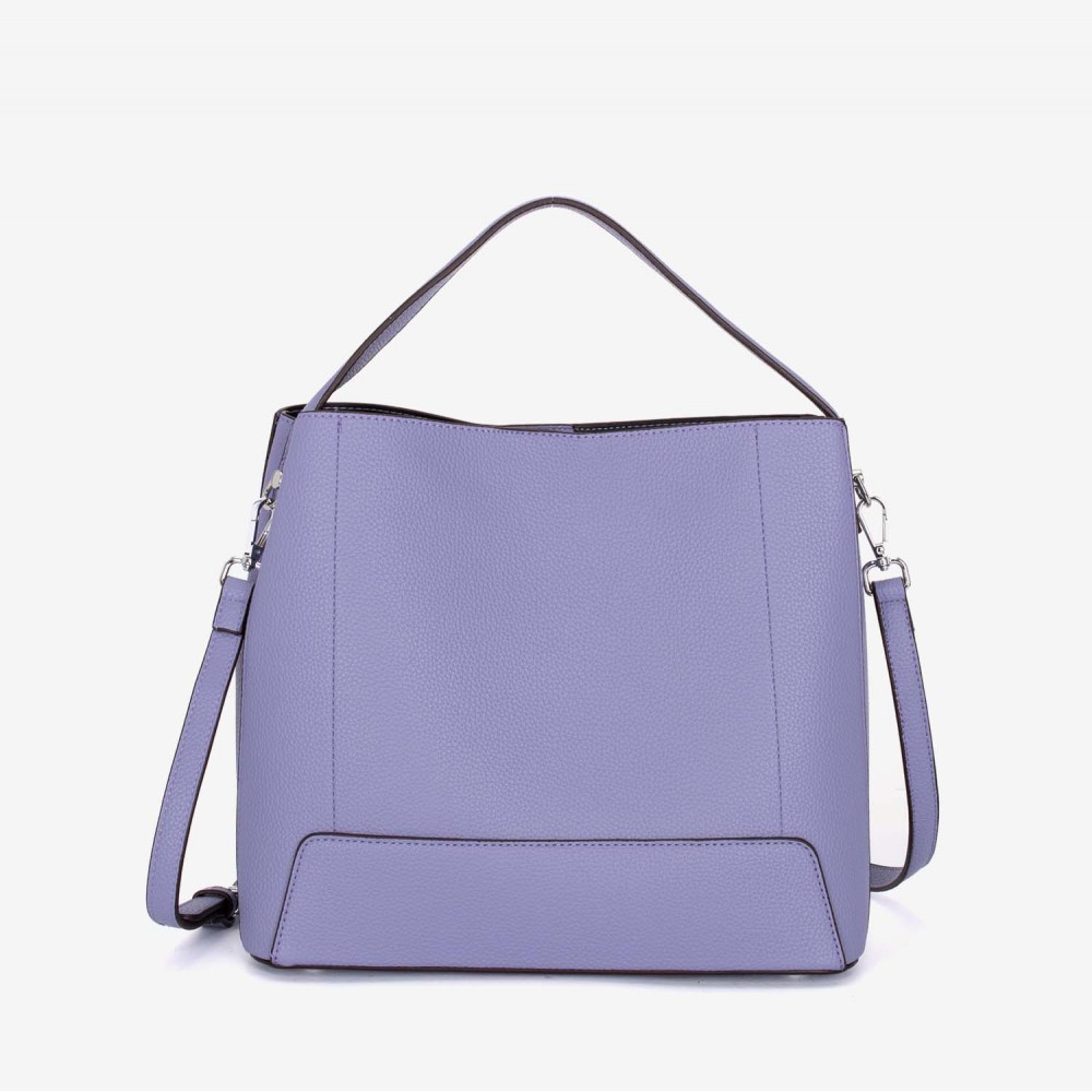 Дамска чанта модел JENNA еко кожа лилав