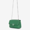 Дамска чанта модел SWAN еко кожа зелен