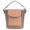 Атрактивна дамска чанта PAULA VENTI от висококачествена еко кожа модел BERIA цвят розов