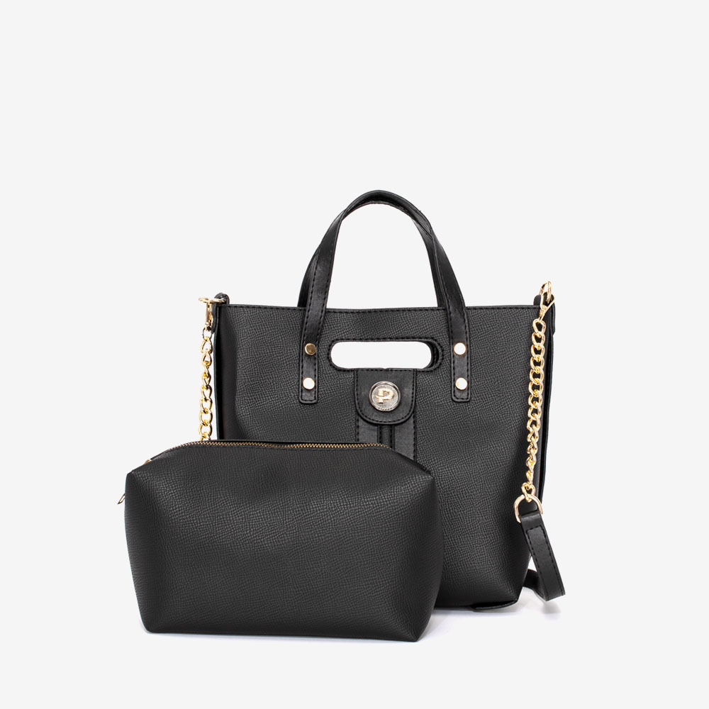 Дамска чанта модел AISHA еко кожа черен