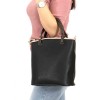 Ежедневна дамска чанта PAULA VENTI от висококачествена еко кожа модел SELMA цвят черен