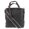 Ежедневна дамска чанта PAULA VENTI от висококачествена еко кожа модел SELMA цвят черен