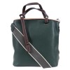 Стилна дамска чанта PAULA VENTI от висококачествена еко кожа модел SELMA цвят зелен