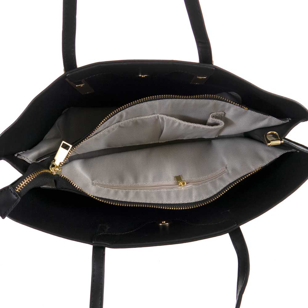 Дамска чанта PAULA VENTI модел VOLTERRA еко кожа черен
