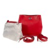 Дамска чанта PAULA VENTI модел MONZA от еко кожа червен