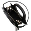 Елегантна дамска чанта PAULA VENTI от висококачествена еко кожа модел OLYMPIA цвят черен