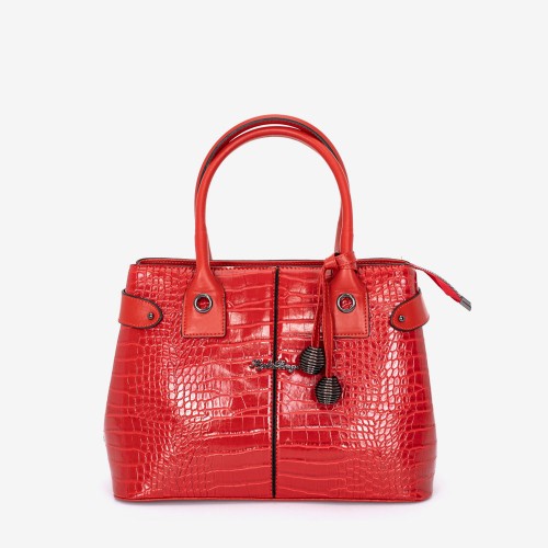 Дамска чанта модел DEISY еко кожа червен