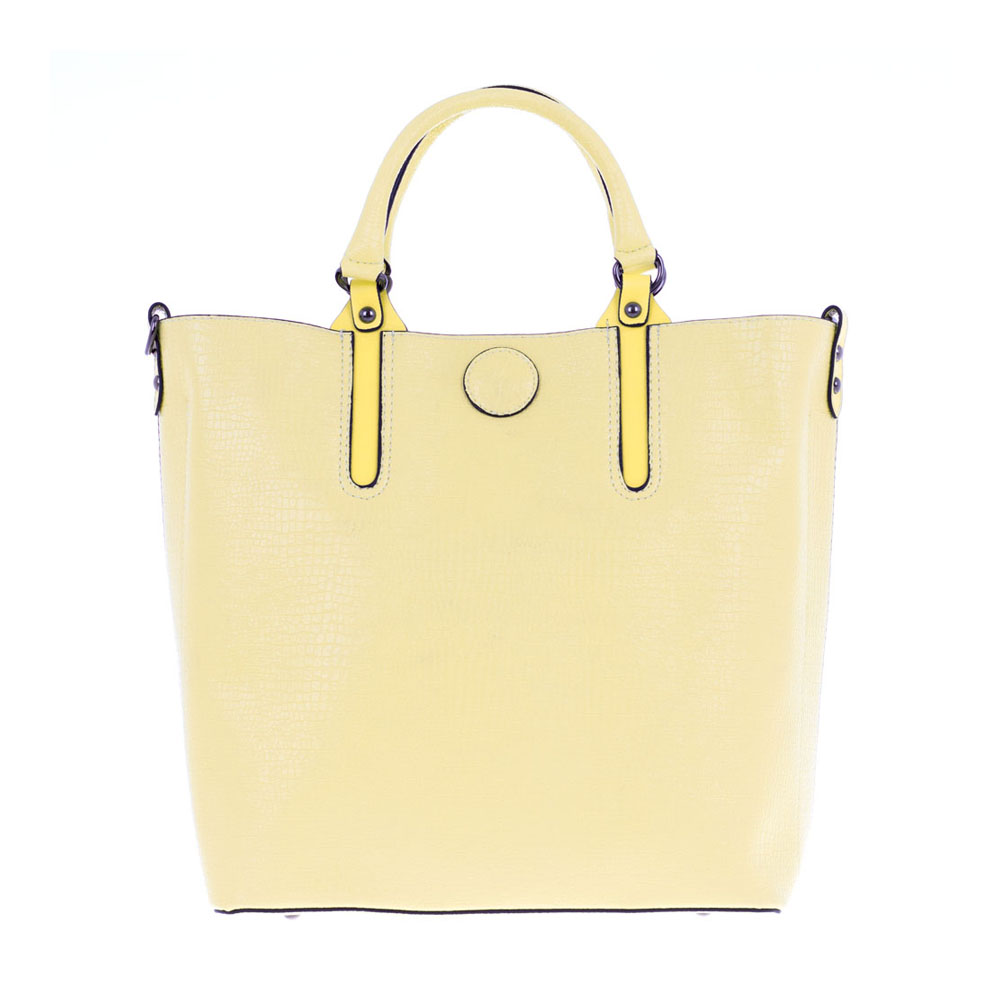 Дамска чанта PAULA VENTI модел CORNY еко кожа жълт