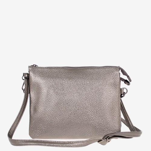 Малка дамска чанта Paula Venti модел AMORE еко кожа бронз
