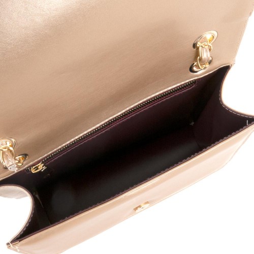 Малка дамска чанта PAULA VENTI модел NORMA златен