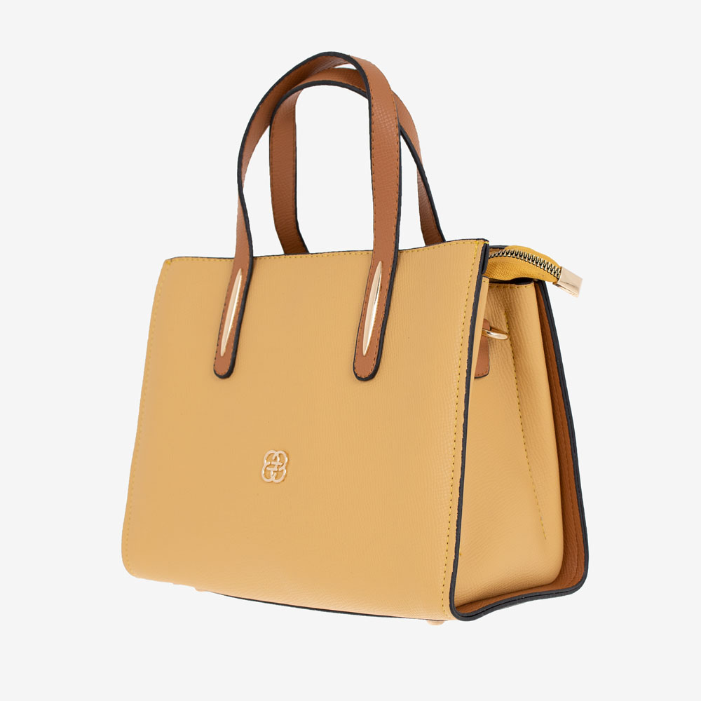 Дамска чанта PAULA VENTI модел ROSSI еко кожа жълт