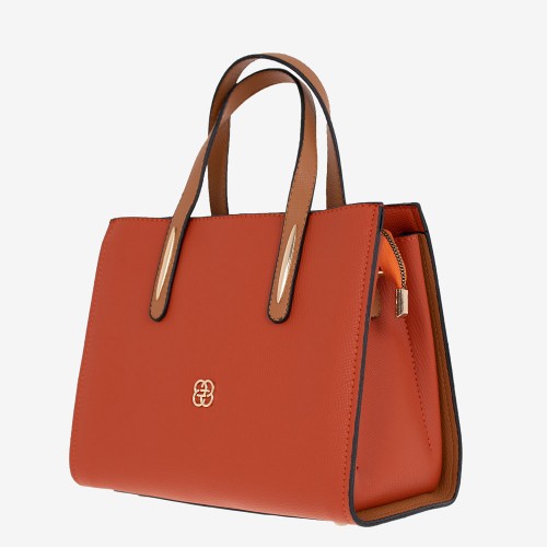 Малка дамска чанта PAULA VENTI еко кожа модел ROSSI червен