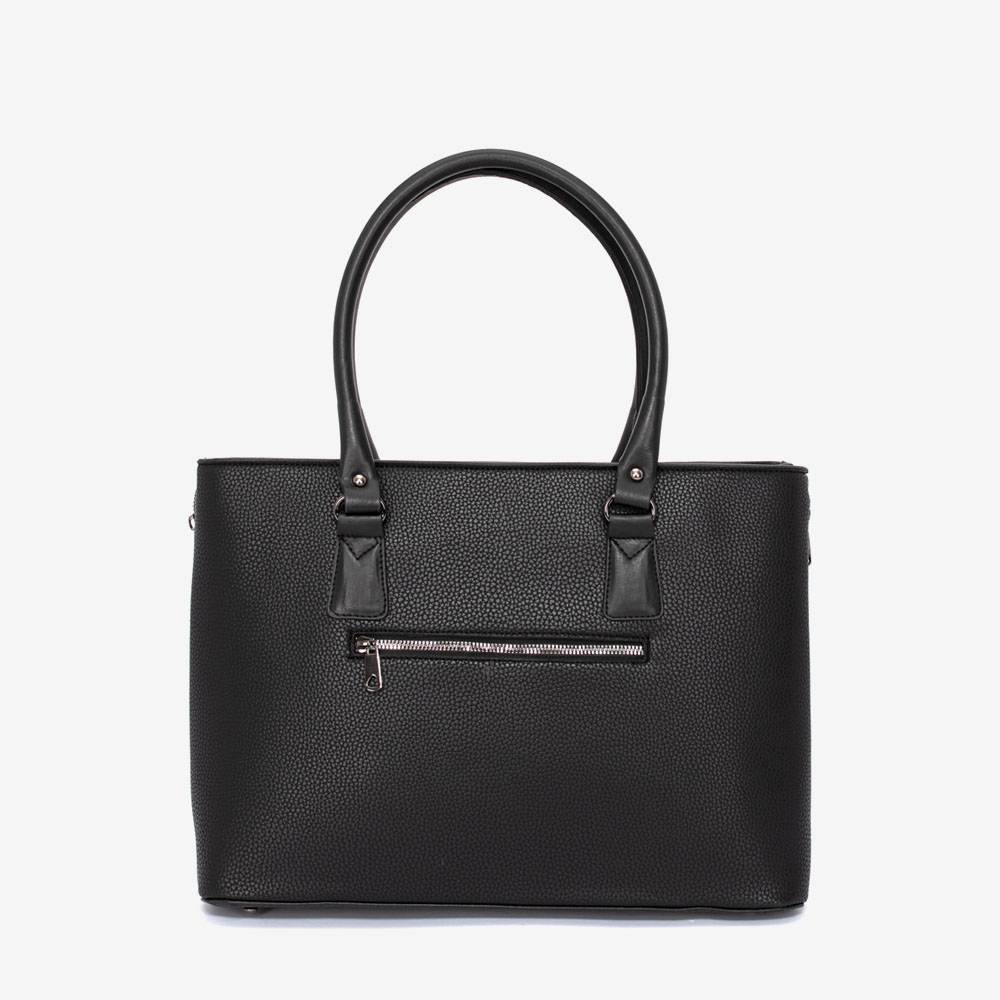 Дамска чанта модел CLARIS еко кожа черен