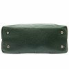 Класическа дамска чанта през рамо от естествена кожа ENZO NORI модел BIANCA цвят зелен