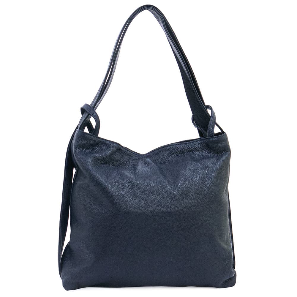 Дамска чанта от естествена кожа ENZO NORI модел AIDA син