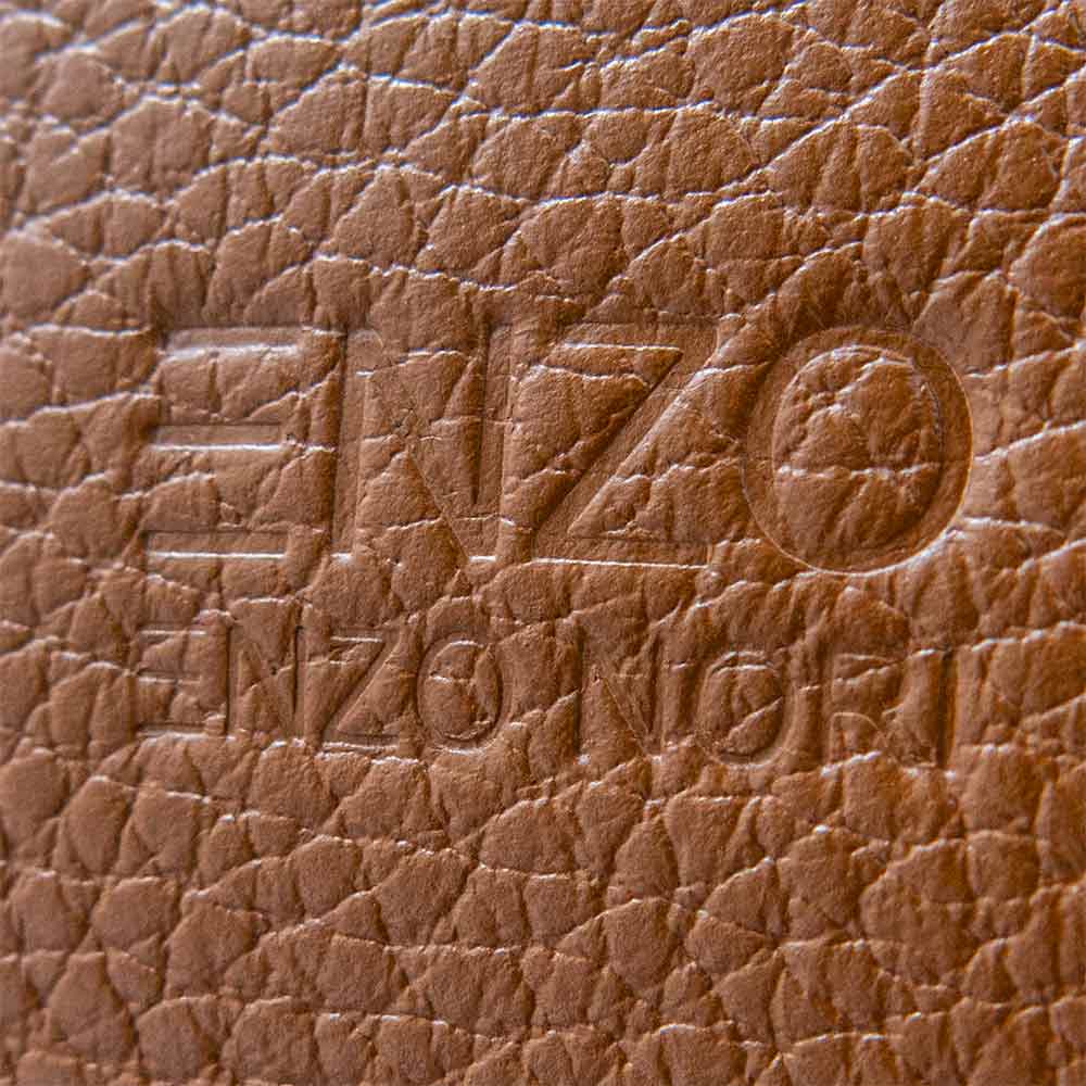 Дамска чанта от естествена кожа ENZO NORI модел AIDA цвят светло кафяв