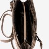 Малка дамска чанта ENZO NORI модел ANGELA естествена кожа бежов