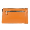 Малка дамска чанта през рамо PAULA VENTI модел JANYA естествена кожа оранжев
