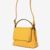 Малка дамска чанта ENZO NORI модел JEWEL естествена кожа жълт